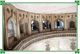 Inside Charminar, Hyderabad